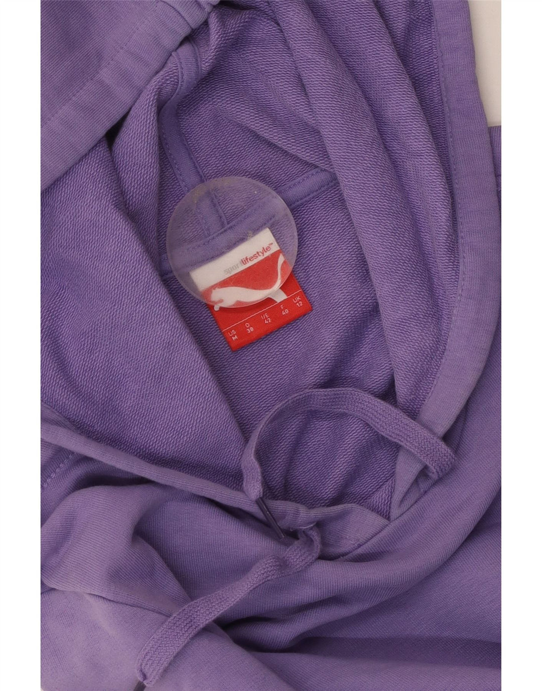 PUMA Sweat à capuche pour femme UK 12 Violet moyen
