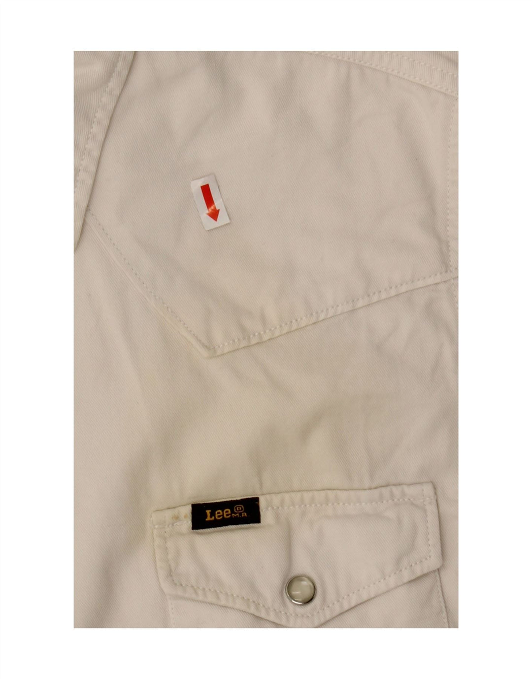 Lee Chemise en jean pour femme UK 44 Coton blanc moyen