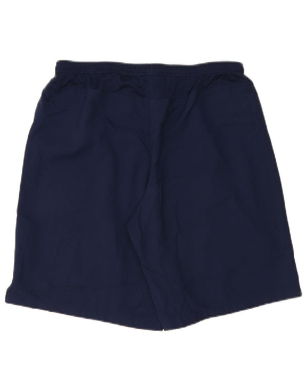 Nike Short de sport Dri Fit Graphic pour femme UK 14 Large Bleu marine Polyester