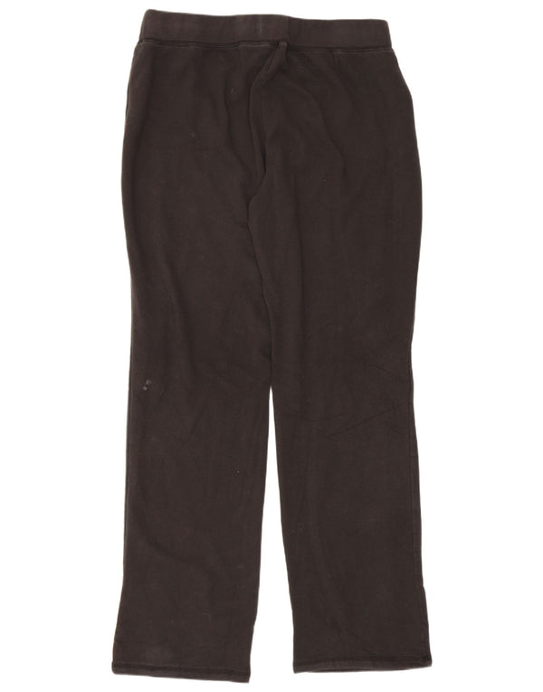 Hollister Pantalon de survêtement graphique pour femme UK 18 XL Noir Coton