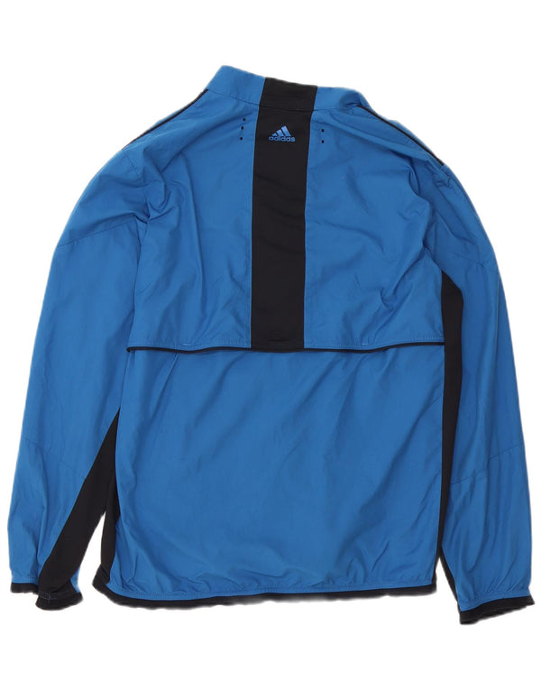 Adidas Veste de Survêtement Clima Proof Homme Bleu Moyen Colorblock