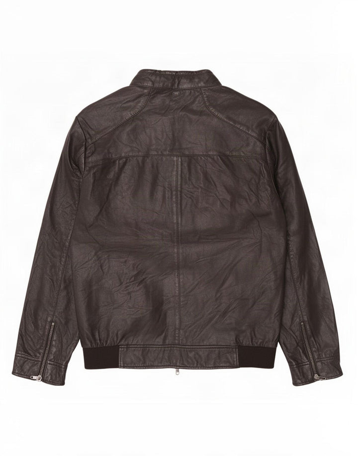 Liu Jo Veste en cuir pour homme UK 42 XL Noir