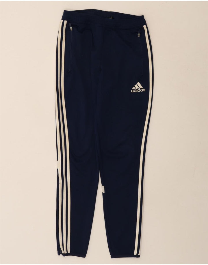ADIDAS Pantalon de survêtement Climacool pour femme UK 10 Small Bleu marine