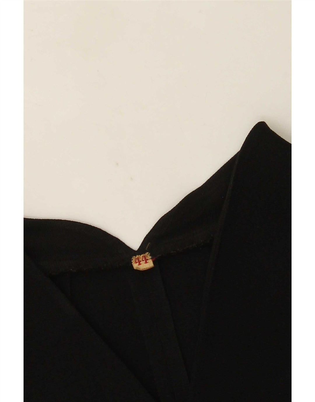 vintage Femme 4 Boutons 3/4 Manches Blazer Veste IT 44 Moyen Noir