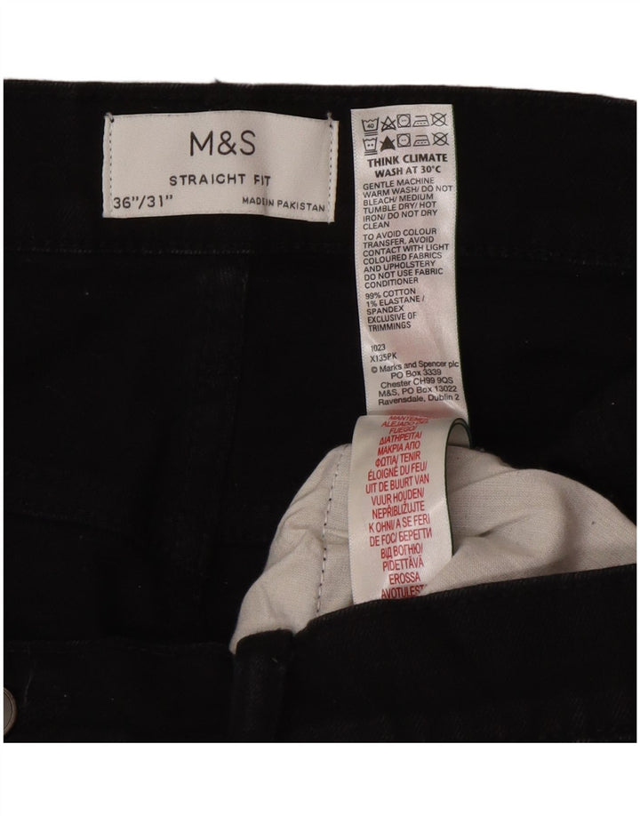 Marks & Spencer Jean droit homme W36 L31 coton noir