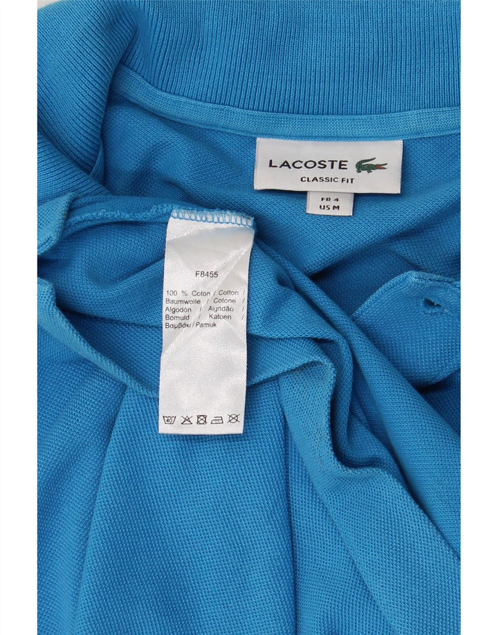 LACOSTE Polo coupe classique pour homme taille 4 bleu moyen coton