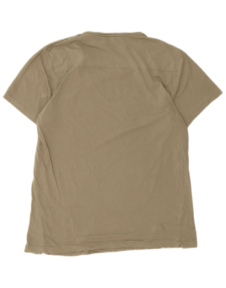 French Connection T-Shirt Homme Haut Large Kaki Coton