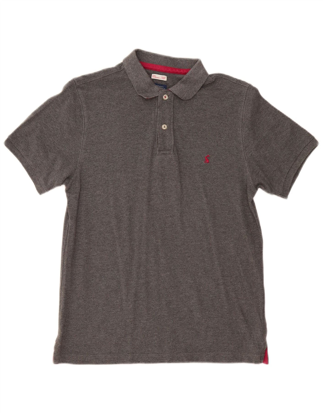 JOULES Polo Homme Coupe Classique Petit Gris Coton