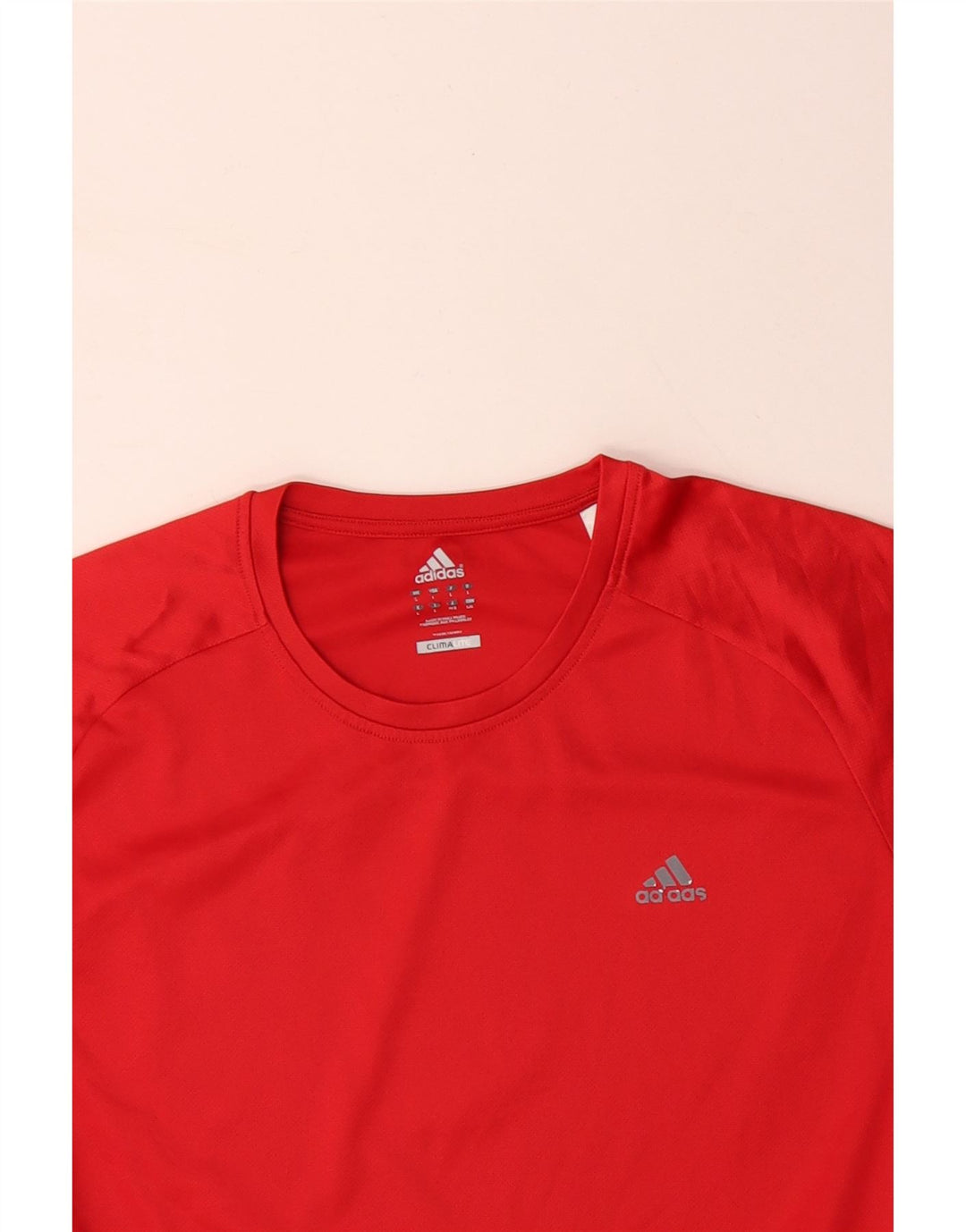 ADIDAS T-Shirt Climalite Homme Grand Rouge