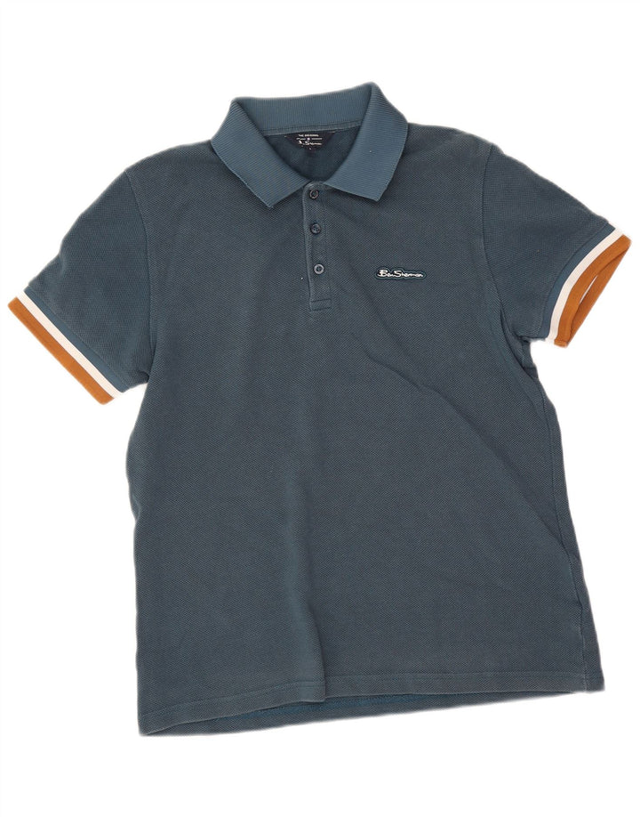 Ben Sherman Polo Homme Grand Bleu Coton
