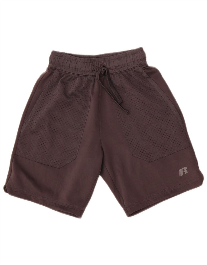 Russell Athletic Short de sport pour garçon 7-8 ans Gris moyen Polyester