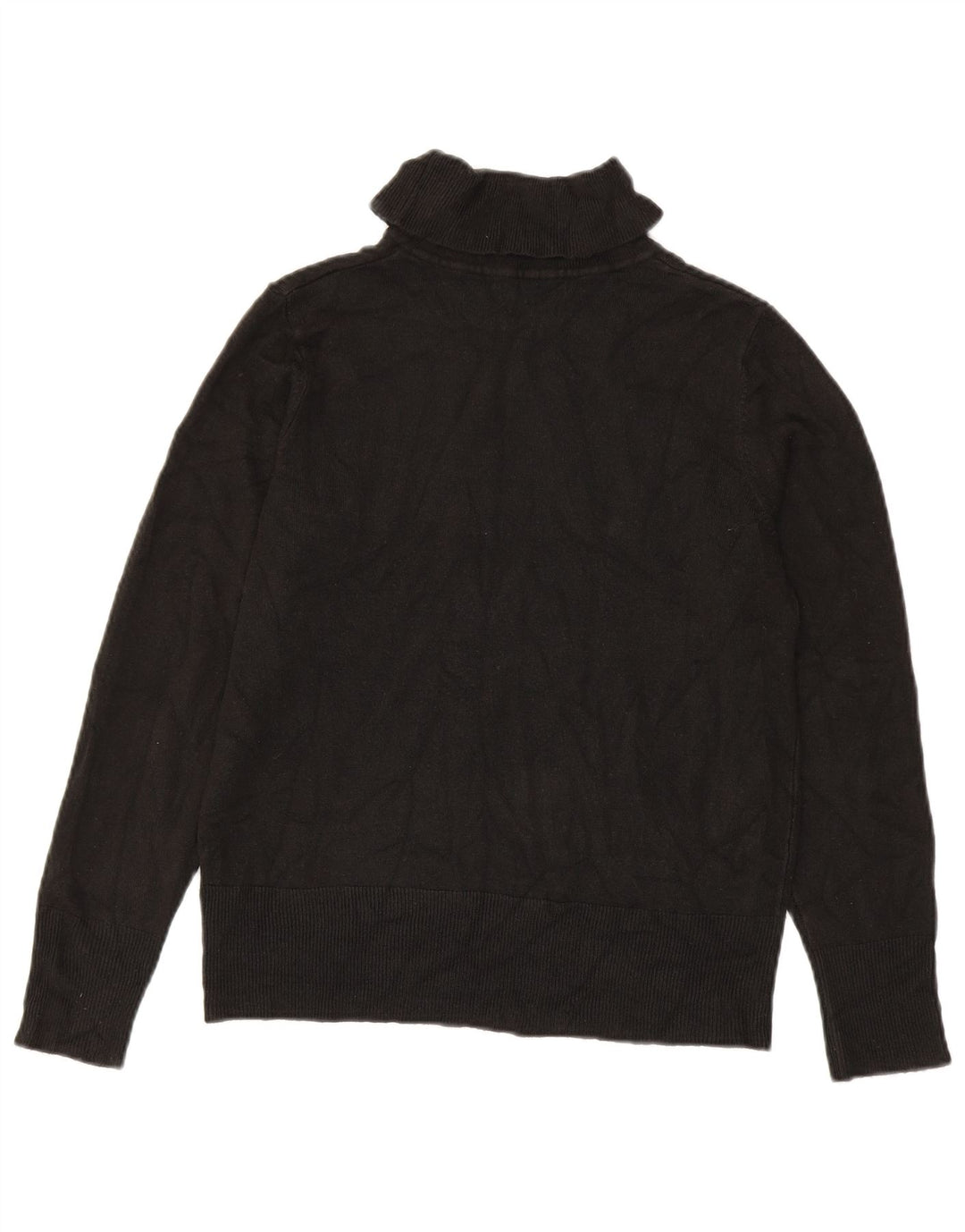 Marks & Spencer Pull col roulé pour femme UK 14 Acrylique noir moyen