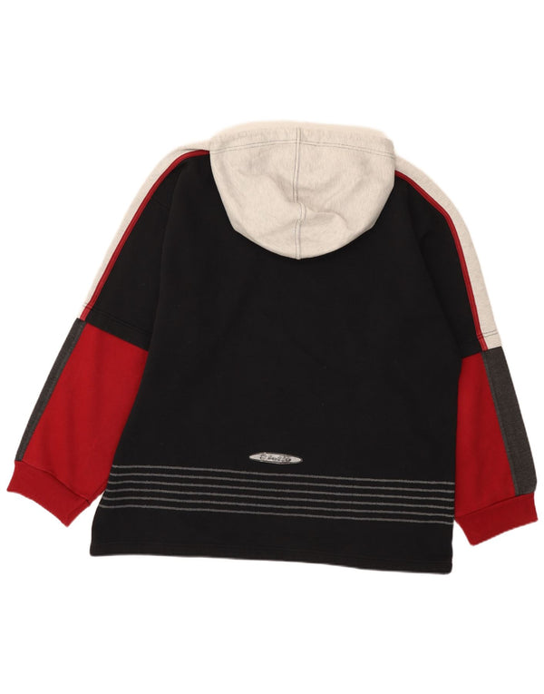 Lotto Pull à capuche graphique pour homme UK 44/46 2XL Noir Colourblock Sports