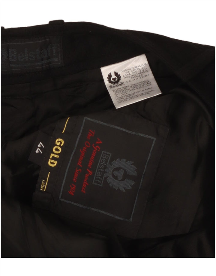 Jupe crayon graphique Belstaff pour femme IT 44 Medium W30 laine noire