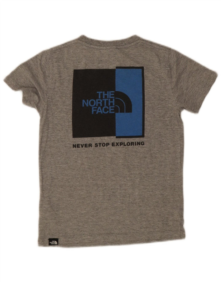 The North Face T-shirt graphique pour garçon 9-10 ans Gris moyen moucheté