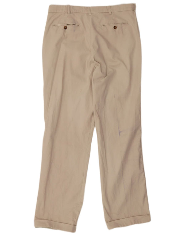 Marks & Spencer Pantalon de costume pour homme W34 L31 Beige Coton