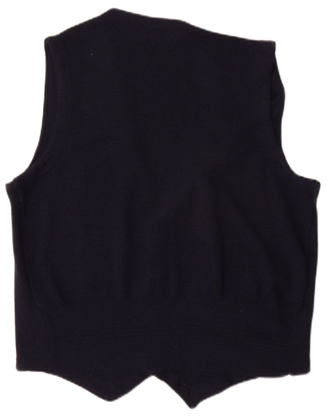 DAVID SADDLER Gilet Homme Laine Mérinos Bleu Marine Moyen