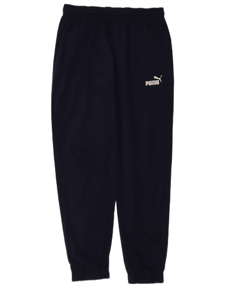 PUMA Pantalon de survêtement pour homme en nylon bleu marine Taille L