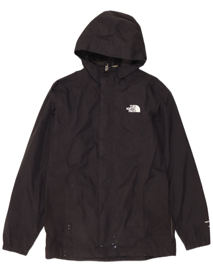 The North Face Veste de pluie à capuche pour garçon 14-15 ans XL Noir Nylon