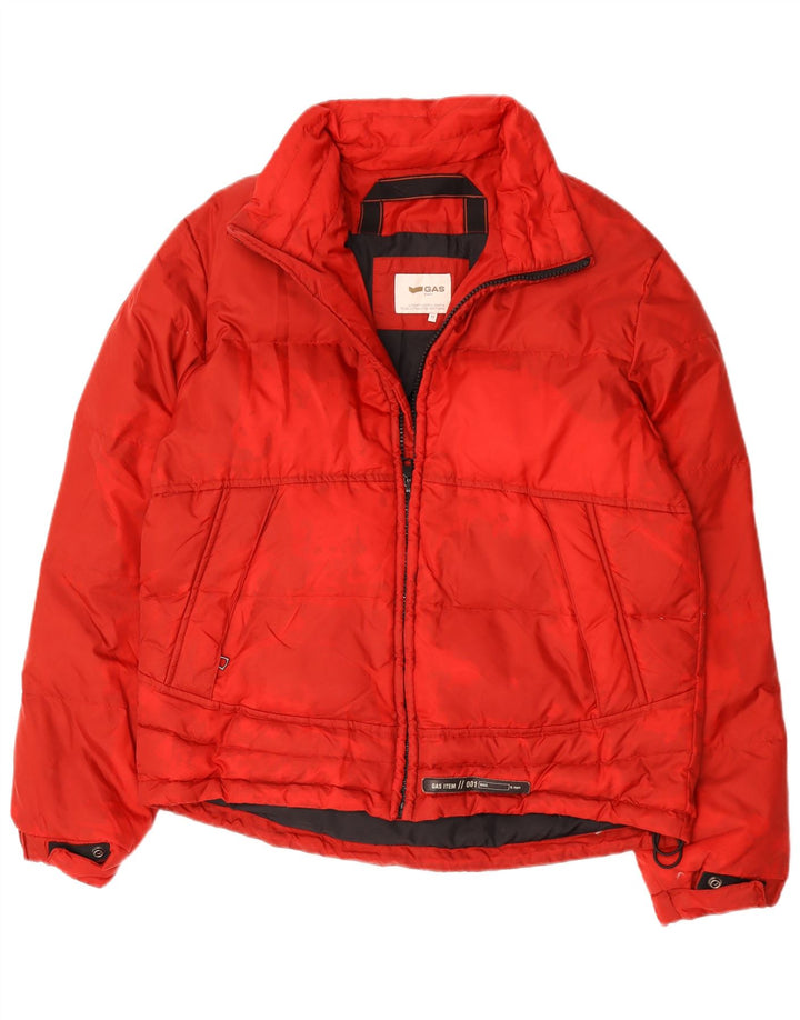 Gas Veste matelassée homme UK 38 Medium Rouge Polyamide