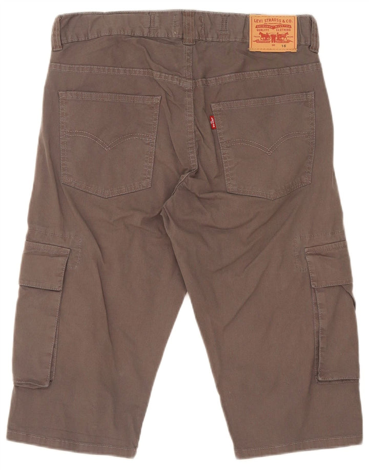 Levi's Bermuda Cargo Garçon 15-16 ans W28 Gris Coton