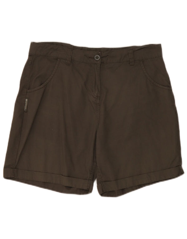 Mountain Warehouse Short décontracté pour femme UK 14 Large W34 Kaki Coton