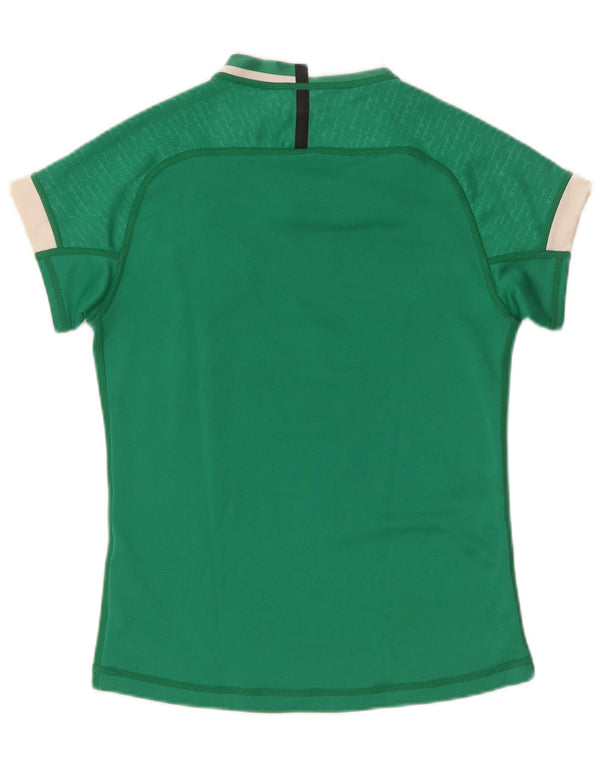Canterbury T-Shirt Graphique IRFU Garçon 8-9 Ans Vert Colorblock