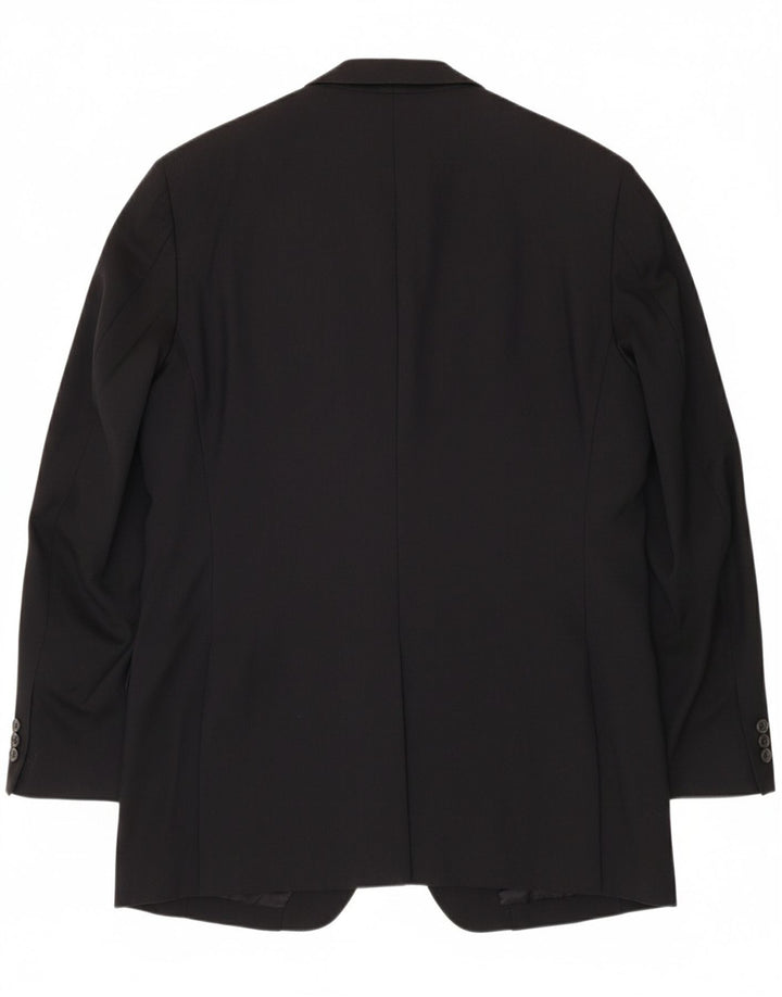 FENDI Mens 3 Button Blazer Jacket IT 54 2XL Navy Blue