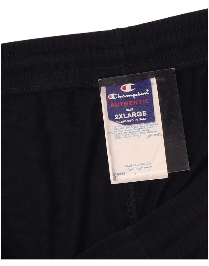 CHAMPION Pantalon de Survêtement Homme 2XL Bleu Marine Coton