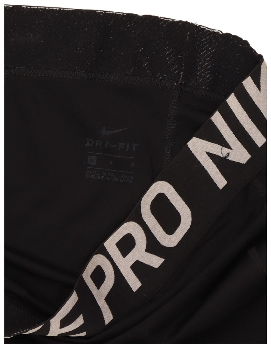 Nike Legging graphique Dri Fit pour femme UK 16 Large Noir