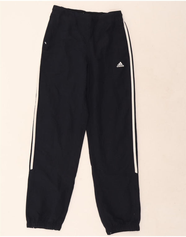 Adidas Pantalon de survêtement pour femme Joggers UK 8 Small Bleu marine Polyester