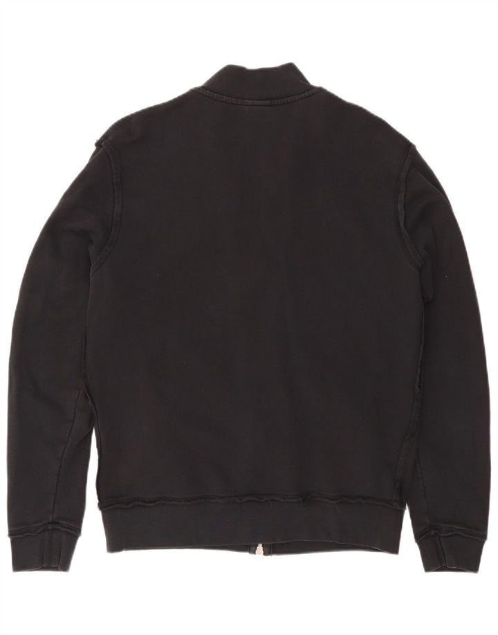 Guru Veste de survêtement graphique pour homme en coton noir Taille L