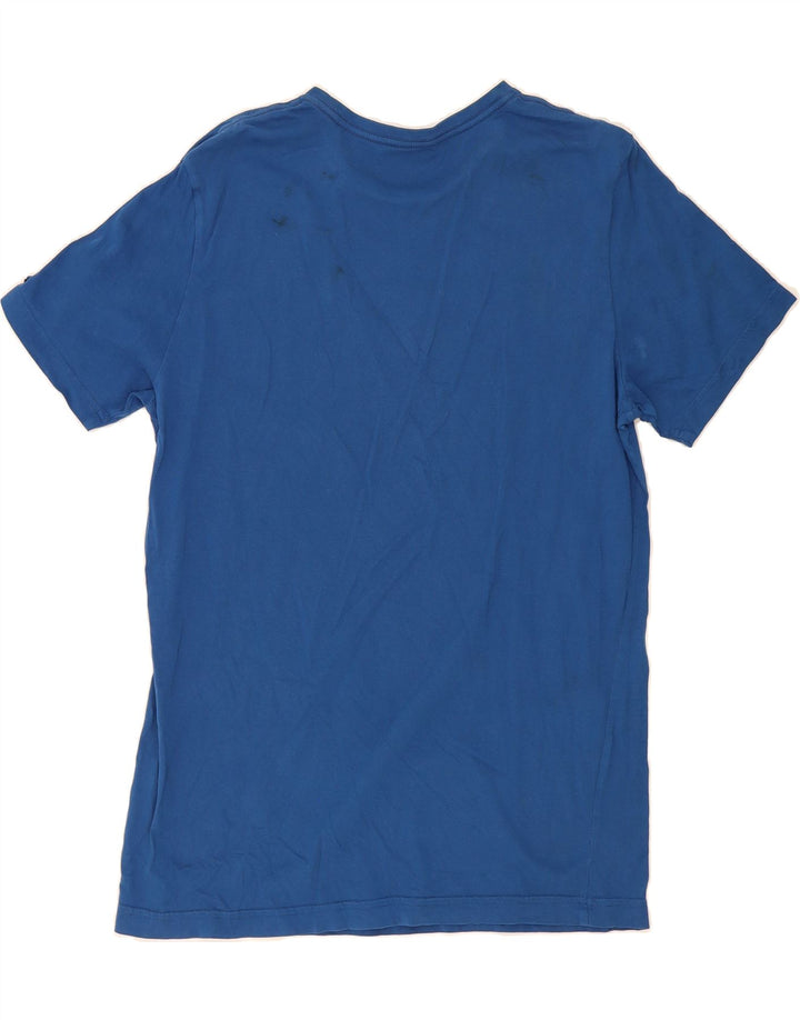 PUMA Mens Graphic T-Shirt Top Large Blue Vintage Puma and Second-Hand Puma from Messina Hembry 