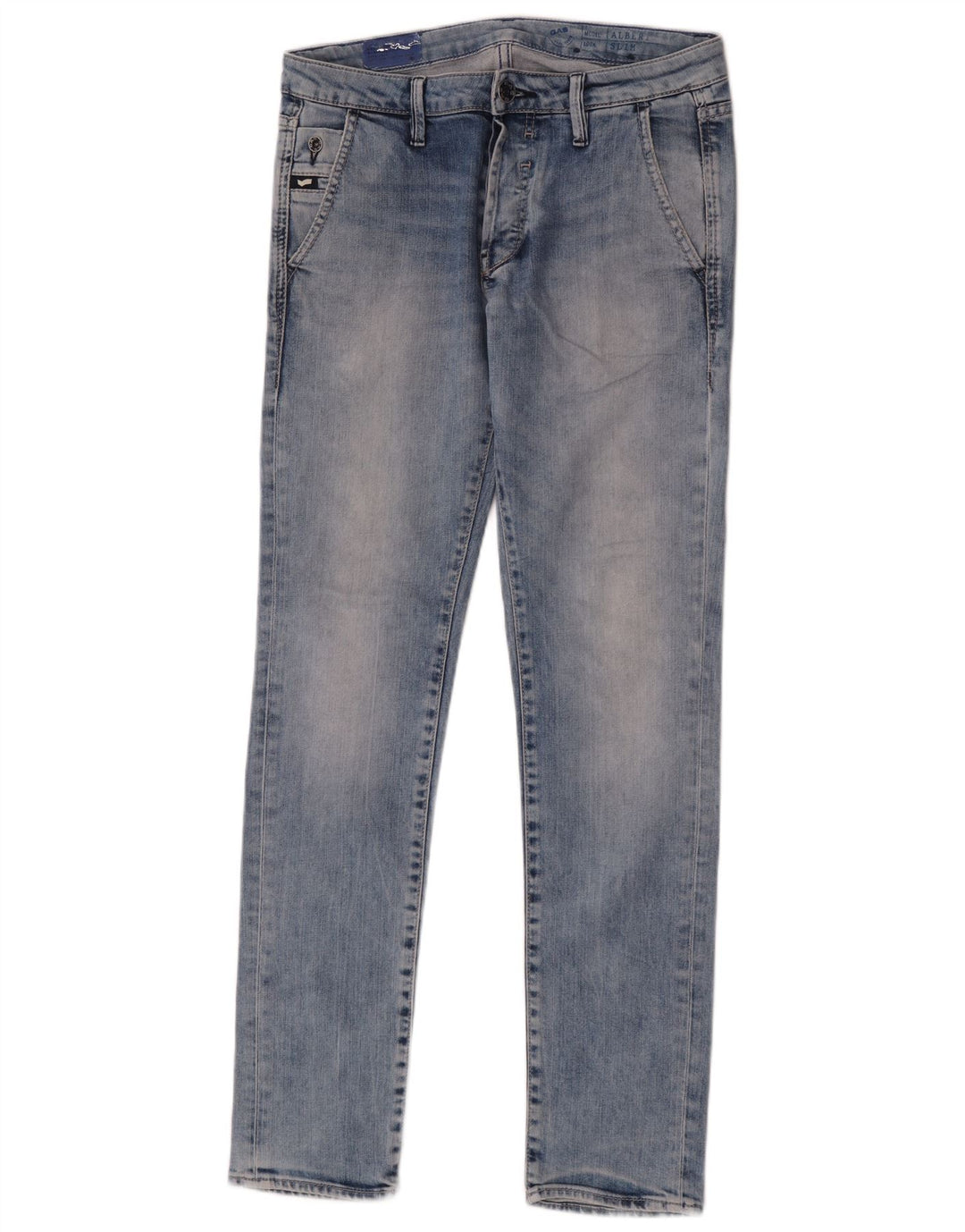Gas Jean Slim Homme W30 L32 Bleu Coton