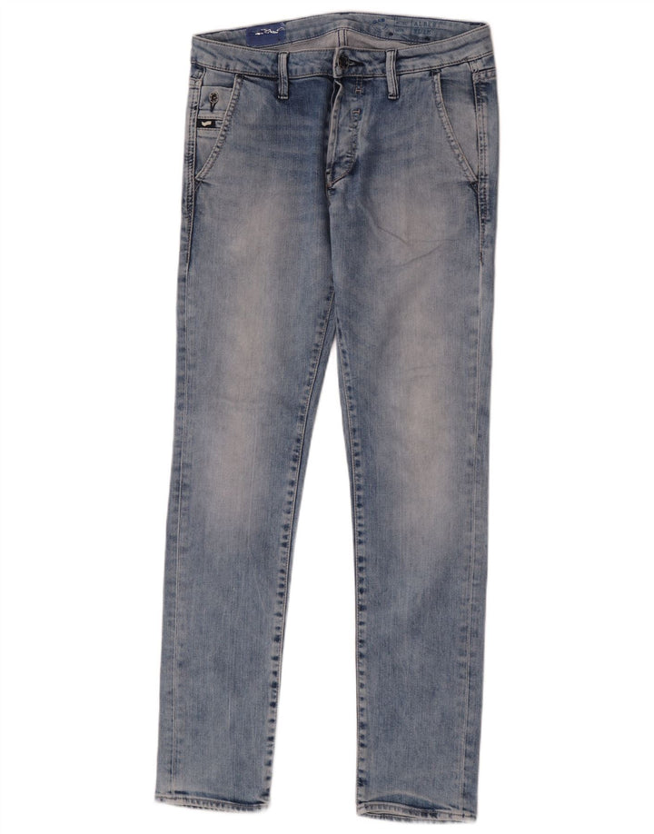 Gas Jean Slim Homme W30 L32 Bleu Coton