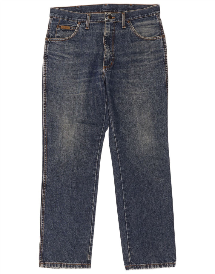 Wrangler Jean droit homme W34 L30 bleu coton