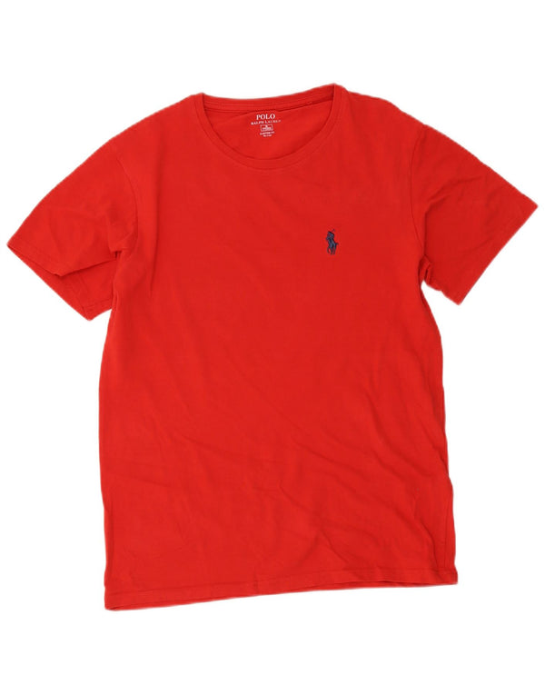 Polo Ralph Lauren T-shirt ajusté sur mesure pour homme en coton rouge moyen