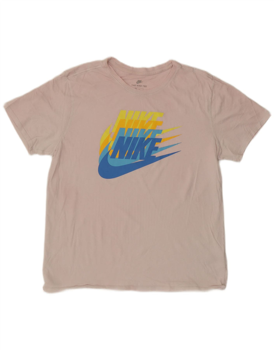 NIKE T-shirt graphique coupe athlétique pour homme XL en coton rose