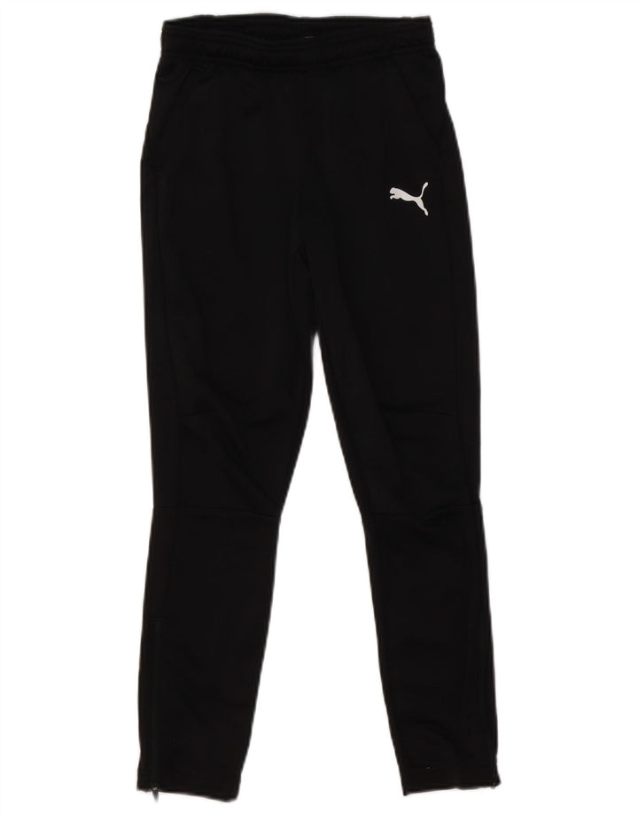 Puma Pantalon de survêtement garçon 9-10 ans Noir Polyester