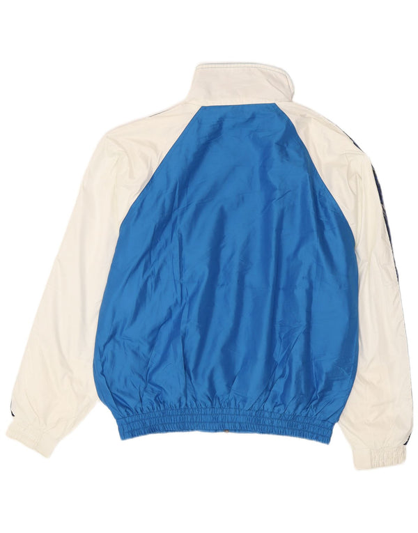 Asics Veste de Survêtement Graphique Homme Bleu Moyen Polyester Colorblock
