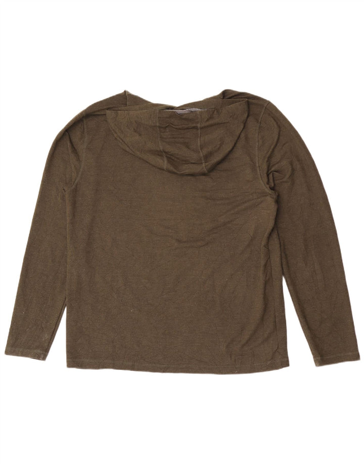 Orvis Pull à capuche pour homme Large Kaki Rayonne