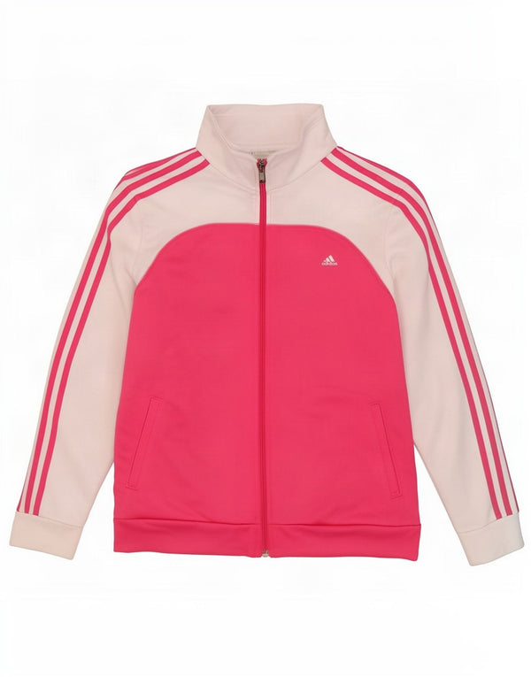 Adidas Climalite Survêtement Top Veste UK 20/22 XL Rose Colorblock