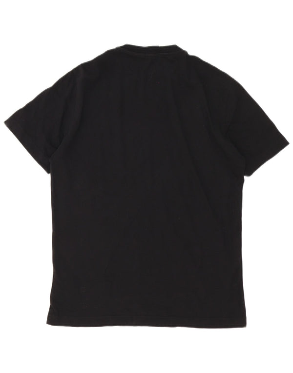 Emporio Armani Mens Graphic T-Shirt Top XS Noir Colorblock Coton
