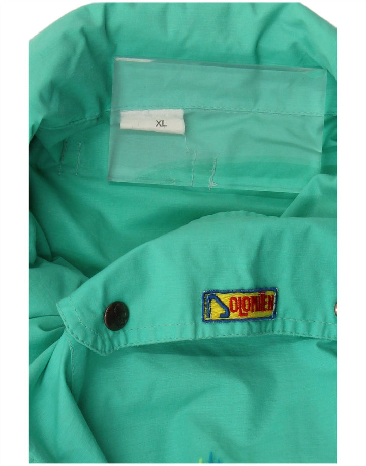 DOLOMITEN Veste utilitaire à capuche pour homme UK 42 XL Turquoise