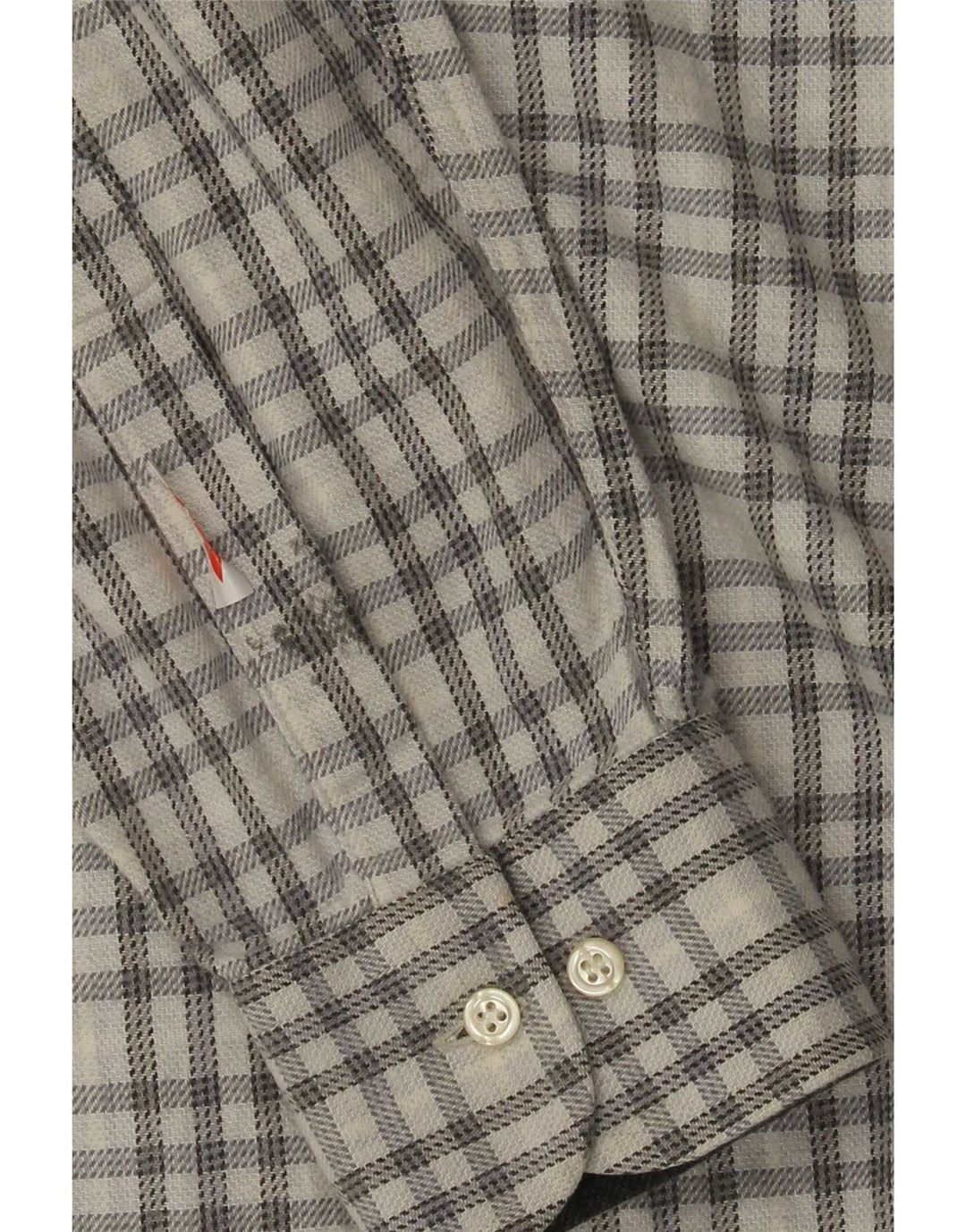 Cassera Chemise Homme Taille 41 16 Grand Carreau Blanc