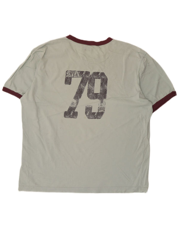 Levi's T-Shirt Graphique Top XL Homme Bleu Coton