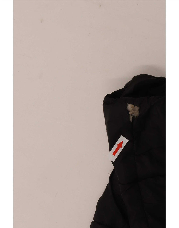 Zara Veste matelassée pour homme UK 40 Large Noir Nylon