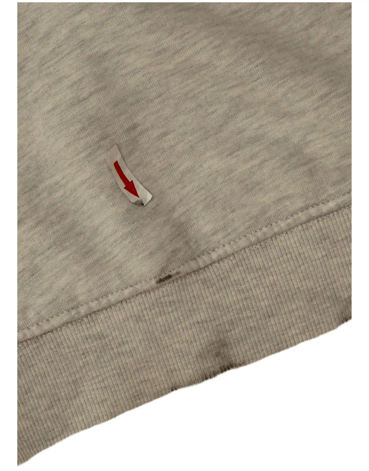 Tommy Hilfiger Sweat-shirt surdimensionné graphique pour femme UK 14 Gris moyen