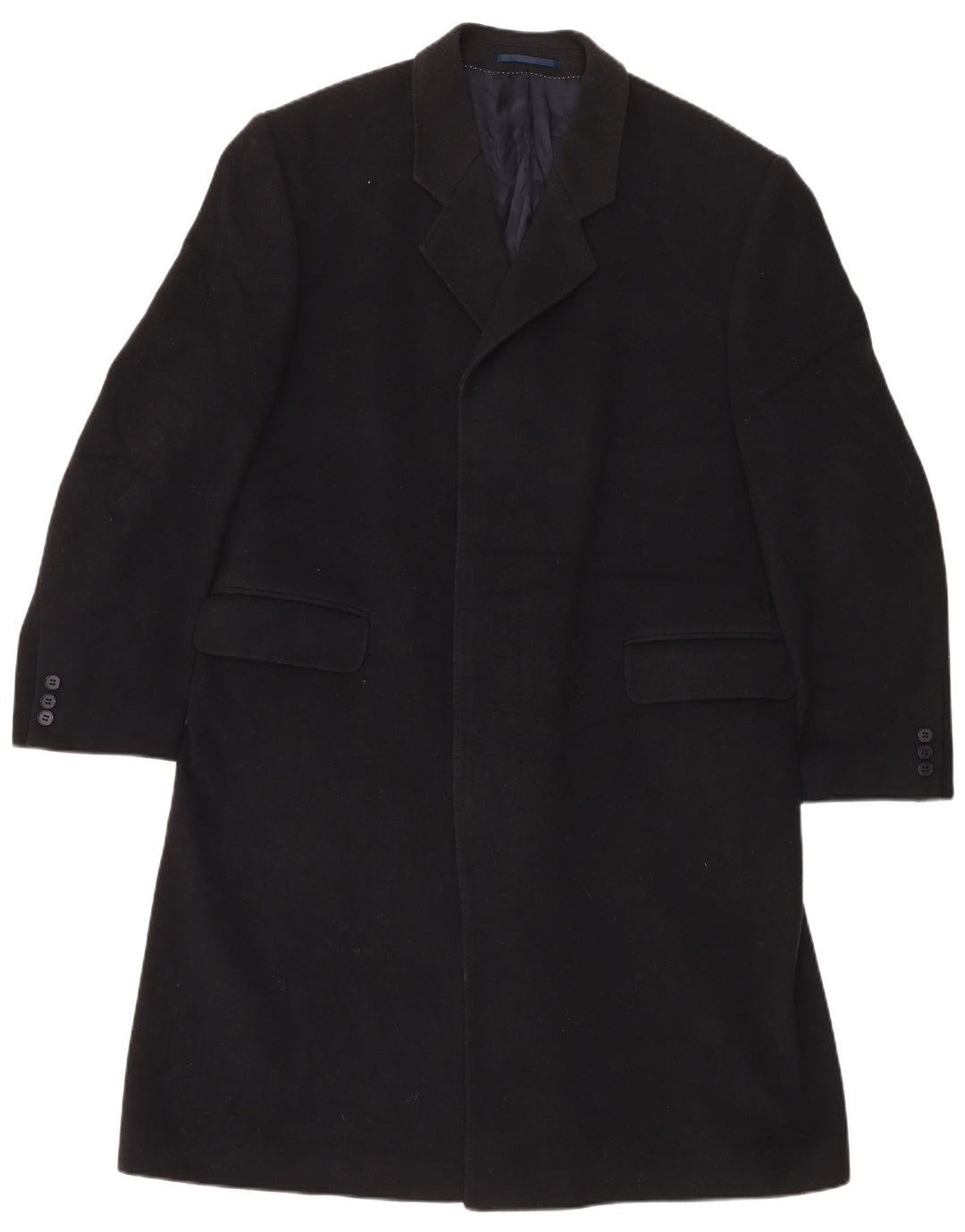 BROOK TAVERNER Manteau Homme UK 42 XL Laine Noire