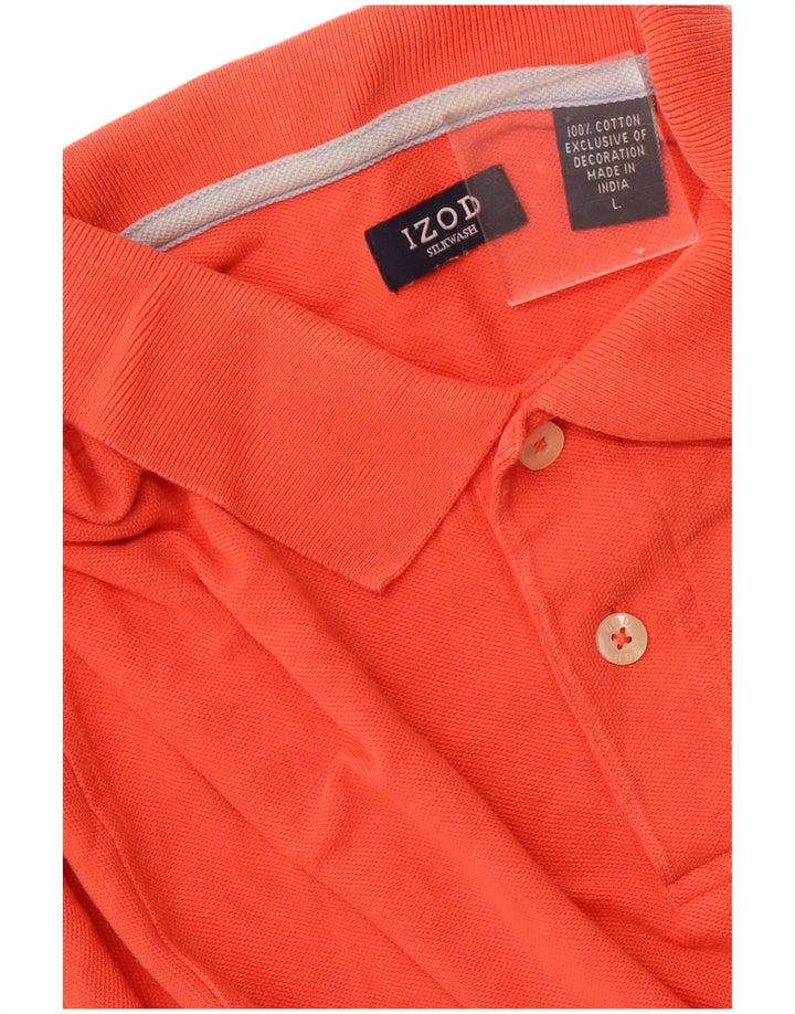 Izod Polo Homme Grand Orange Coton
